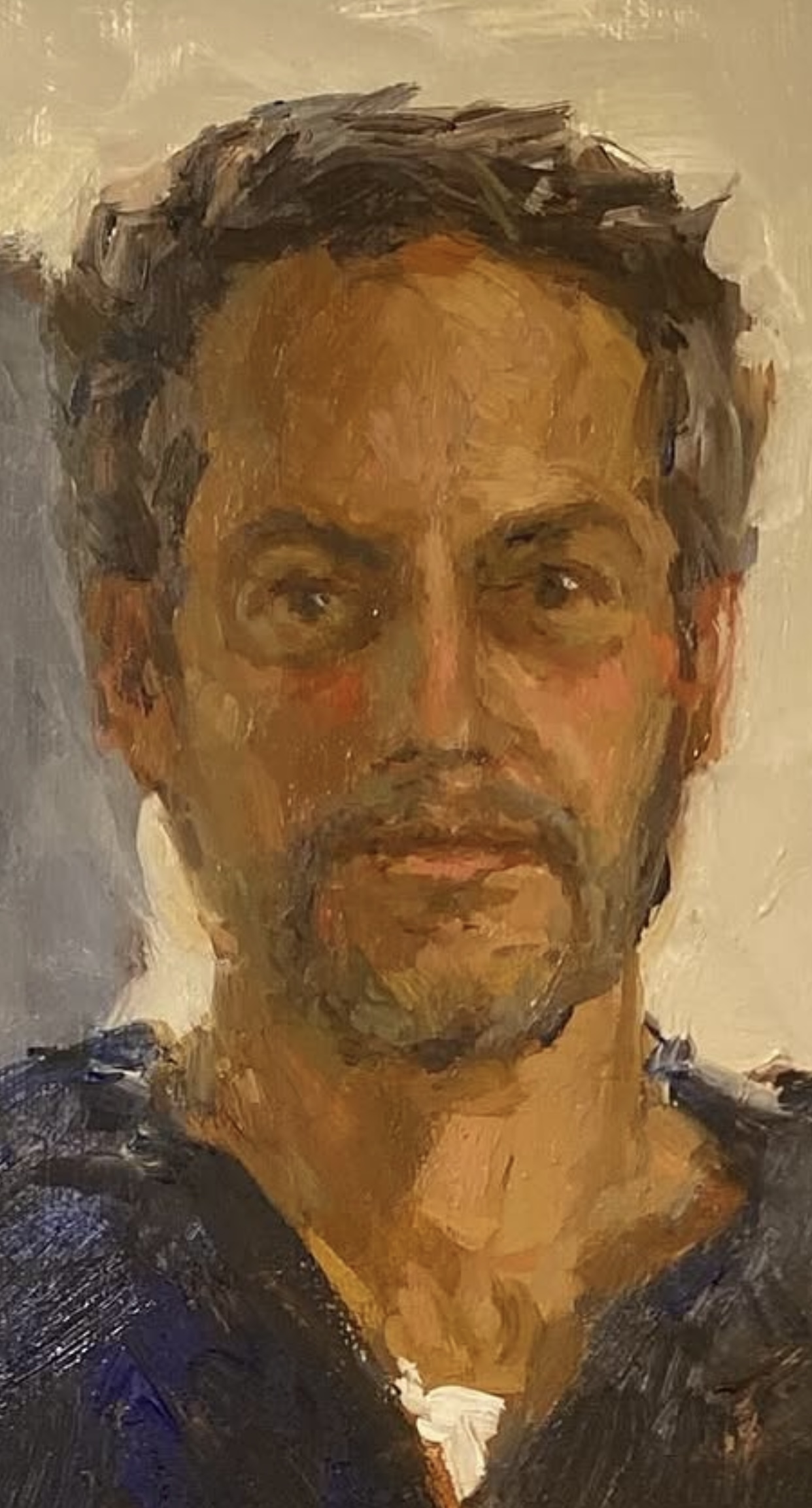 portrait, oil on canvas