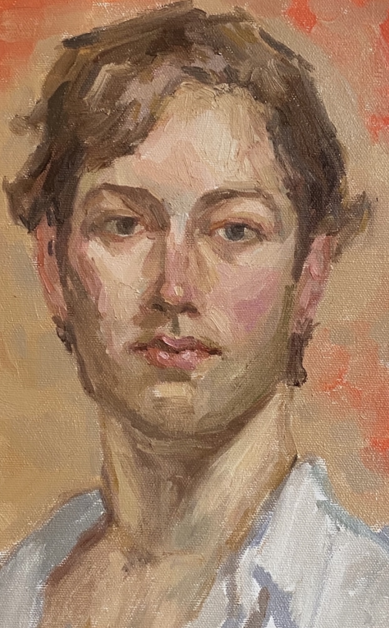 portrait, oil on canvas