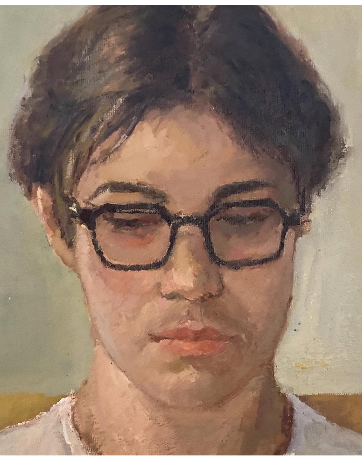 portrait, oil on canvas